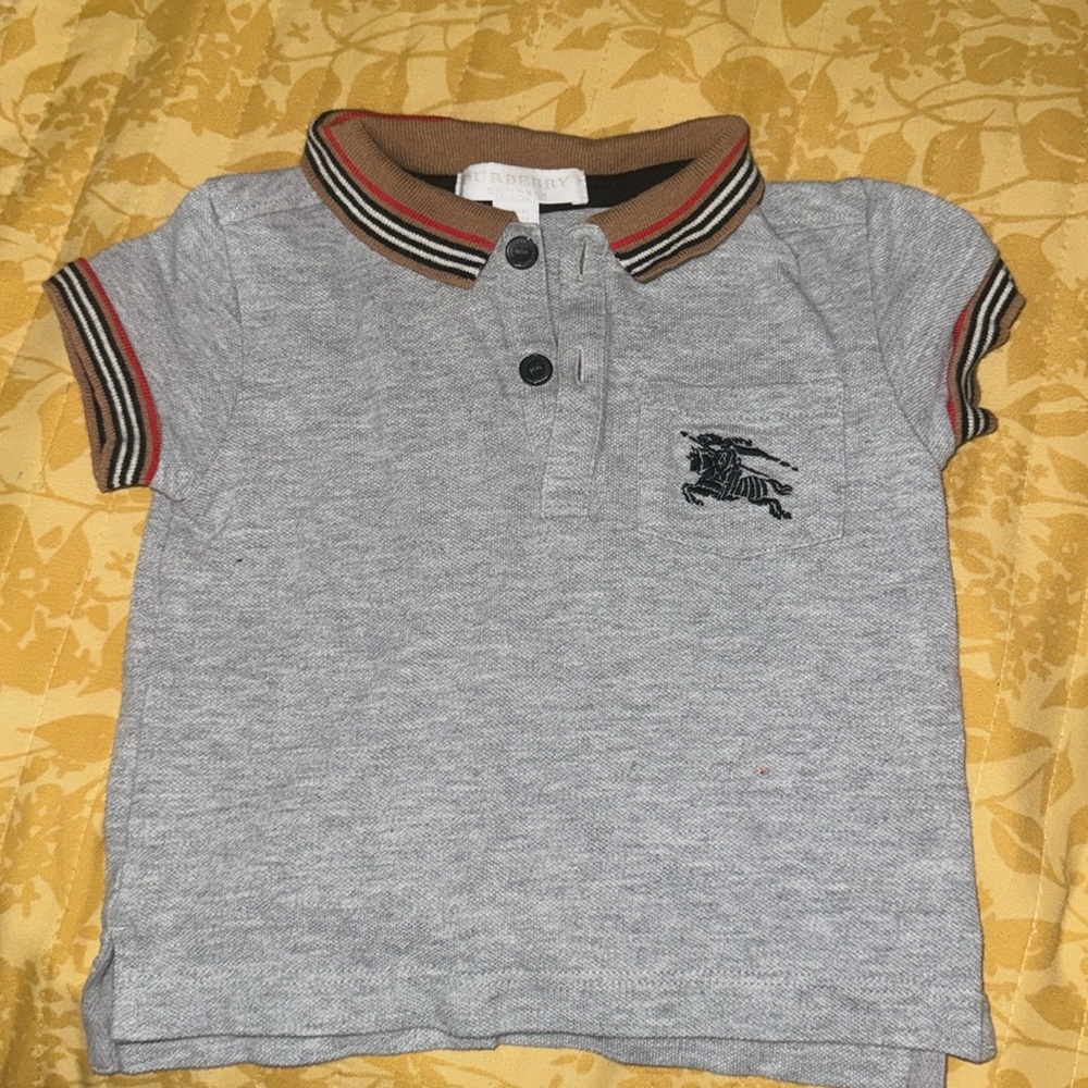 Baby Burberry top 12 months old